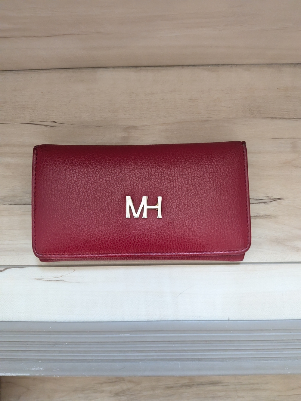 Mario Hernandez Red Bifold Wallet